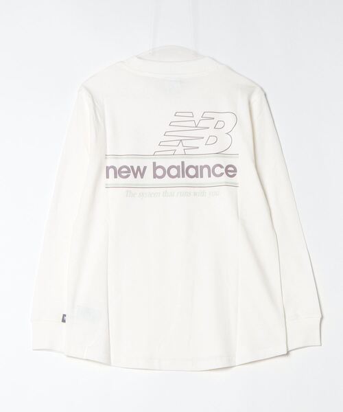 NEW BALANCE(ニューバランス)の「ニューバランス New Balance ロングスリーブTシャツ_リラックスドシステムグラフィック(Tシャツ/カットソー・レディース・ホワイト/ブラック/ライラック・S/M/L/XL)」の4枚目の写真