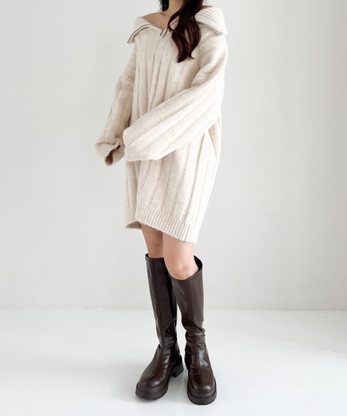 正規品♡スフレ♡BEARワンピース♡ベージュ ZOZO限定】ノースリーブティアードワンピース（ワンピース