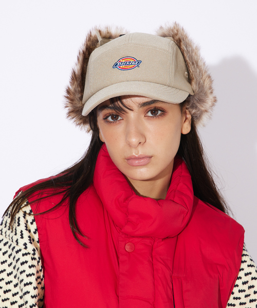 DICKIES/ディッキーズ】EX FUR EARMUFF JET CAP/耳当てファーキャップ