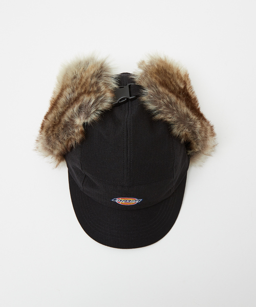 Dickies(ディッキーズ)の「【DICKIES/ディッキーズ】EX FUR EARMUFF JET CAP/耳当てファーキャップ(キャップ・メンズ・ブラック/ベージュ/カーキ/ダークオレンジ・フリー)」の10枚目の写真