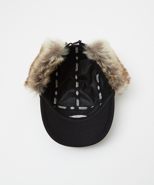 Dickies(ディッキーズ)の「【DICKIES/ディッキーズ】EX FUR EARMUFF JET CAP/耳当てファーキャップ(キャップ・メンズ・ブラック/ベージュ/カーキ/ダークオレンジ・フリー)」の11枚目の写真