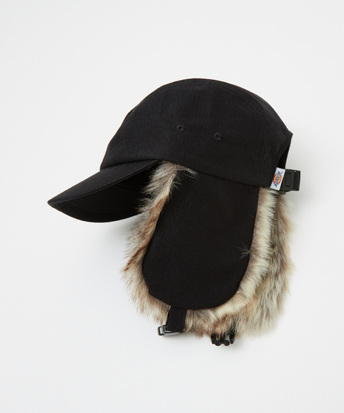Dickies(ディッキーズ)の「【DICKIES/ディッキーズ】EX FUR EARMUFF JET CAP/耳当てファーキャップ(キャップ・メンズ・ブラック/ベージュ/カーキ/ダークオレンジ・フリー)」の12枚目の写真