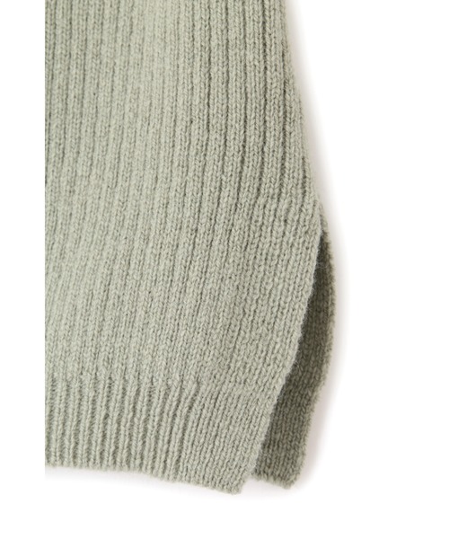 MHL.（エムエイチエル）の「LAMBSWOOL（ニット/セーター・レディース・ホワイト/セージグリーン・2）」の5枚目の写真