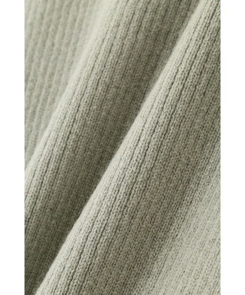 MHL.（エムエイチエル）の「LAMBSWOOL（ニット/セーター・レディース・ホワイト/セージグリーン・2）」の6枚目の写真