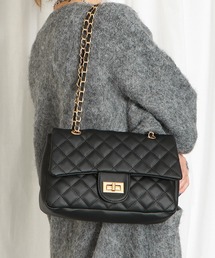 GORGE（ゴージ）の「《キルティング×チェーン》ルルナ2WAYショルダーBAG レディース 斜め掛け 春夏秋冬（ショルダーバッグ）」