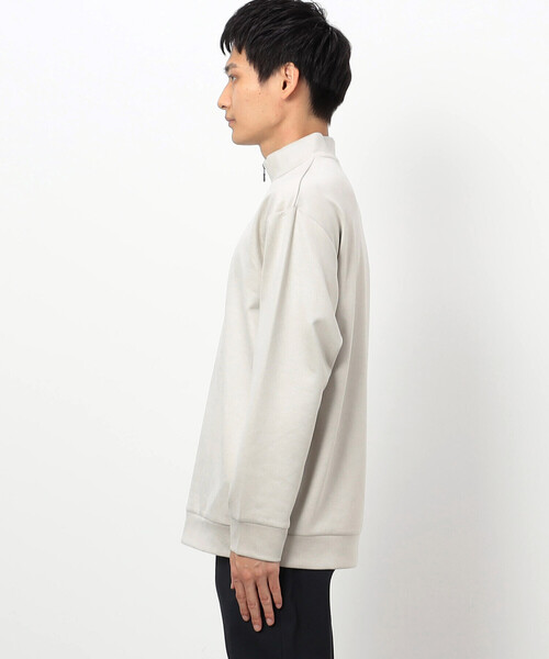 COMME CA ISM（コムサイズム）の「スエードタッチ ハーフジップ プルオーバー（Tシャツ/カットソー・メンズ・チャコール/グレー/ブルー・MEDIUM/LARGE）」の14枚目の写真