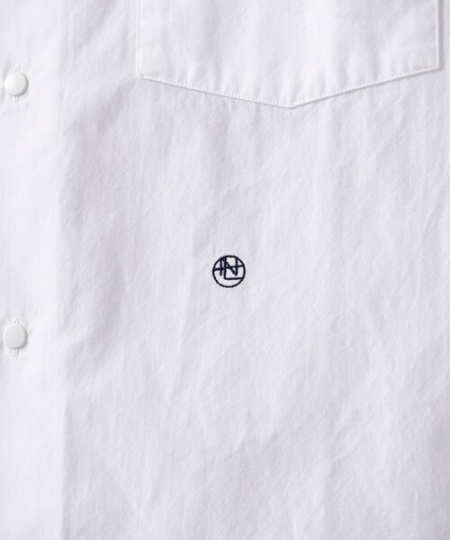 nanamica(ナナミカ)の「【nanamica / ナナミカ】Regular Collar Wind Shirt(テーラードジャケット・メンズ・サックスブルー/ホワイト・M/L)」の6枚目の写真