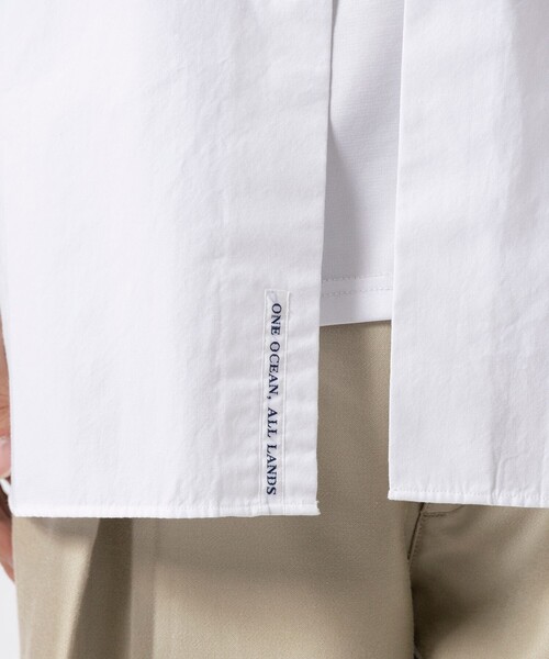 nanamica(ナナミカ)の「【nanamica / ナナミカ】Regular Collar Wind Shirt(テーラードジャケット・メンズ・サックスブルー/ホワイト・M/L)」の7枚目の写真