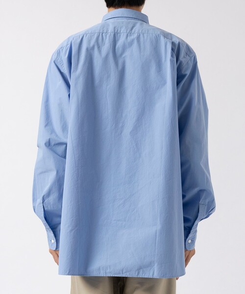nanamica(ナナミカ)の「【nanamica / ナナミカ】Regular Collar Wind Shirt(テーラードジャケット・メンズ・サックスブルー/ホワイト・M/L)」の12枚目の写真
