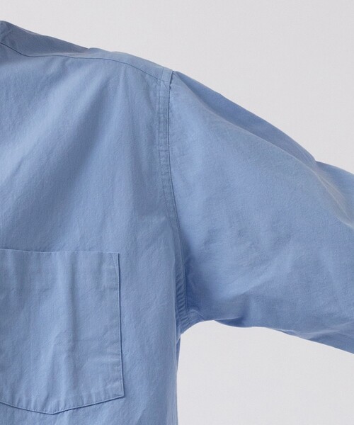 nanamica(ナナミカ)の「【nanamica / ナナミカ】Regular Collar Wind Shirt(テーラードジャケット・メンズ・サックスブルー/ホワイト・M/L)」の15枚目の写真
