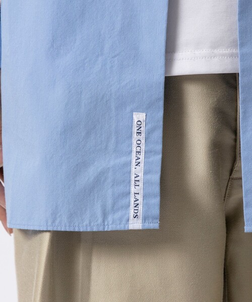 nanamica(ナナミカ)の「【nanamica / ナナミカ】Regular Collar Wind Shirt(テーラードジャケット・メンズ・サックスブルー/ホワイト・M/L)」の19枚目の写真