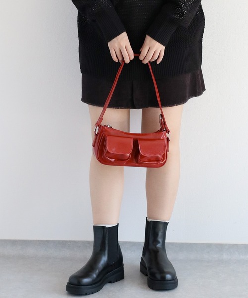 cepo（セポ）の「〈ZOZO限定カラーあり〉ワンショルダーバッグ（ショルダーバッグ・レディース・レッド/ブラック/シルバー・FREE）」の8枚目の写真