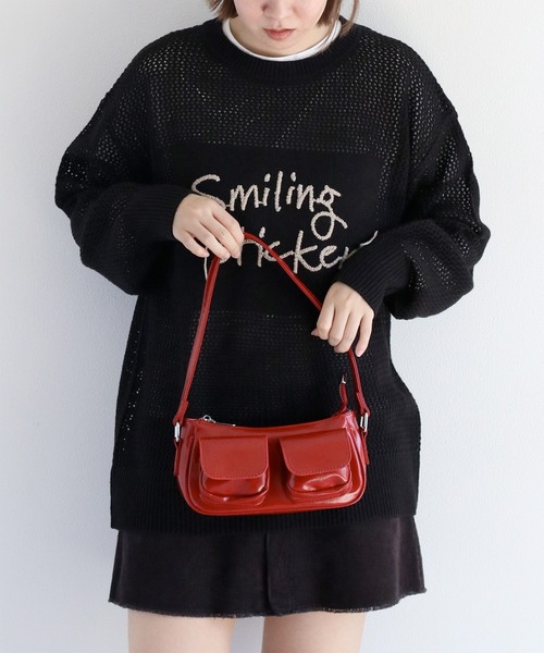 cepo（セポ）の「〈ZOZO限定カラーあり〉ワンショルダーバッグ（ショルダーバッグ・レディース・レッド/ブラック/シルバー・FREE）」の7枚目の写真