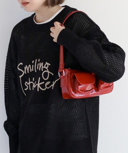 cepo（セポ）の「〈ZOZO限定カラーあり〉ワンショルダーバッグ（ショルダーバッグ・レディース・レッド/ブラック/シルバー・FREE）」の4枚目の写真