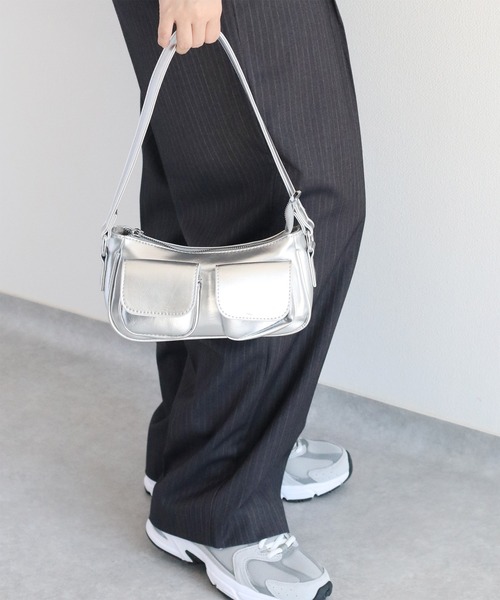 cepo（セポ）の「〈ZOZO限定カラーあり〉ワンショルダーバッグ（ショルダーバッグ・レディース・レッド/ブラック/シルバー・FREE）」の12枚目の写真