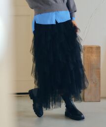 YECCA VECCA | ラッフルチュールスカート(スカート)