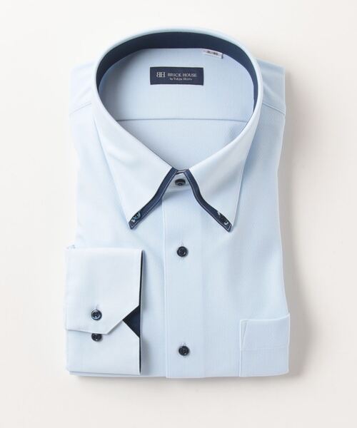 形態安定ノーアイロン ボタンダウン 長袖ストレッチビジネスワイシャツ（ビジネスシャツ）｜TOKYO SHIRTS（トウキョウシャツ）