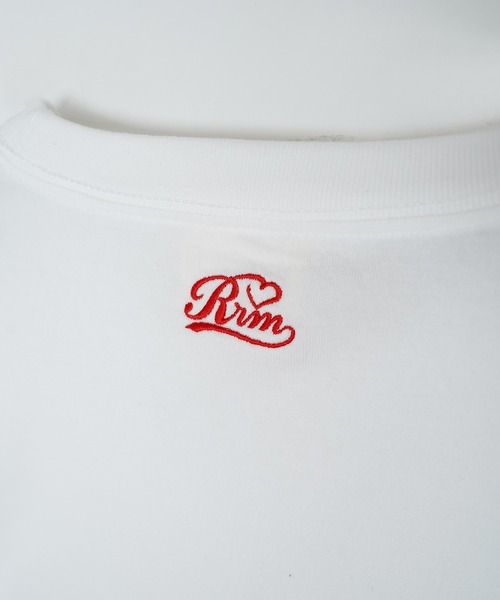 #Re:room（リルーム）の「ハートアイコンワッペンロングスリーブ（Tシャツ/カットソー・メンズ・ブラック/ホワイト・L-XL/M-L/S-M）」の16枚目の写真