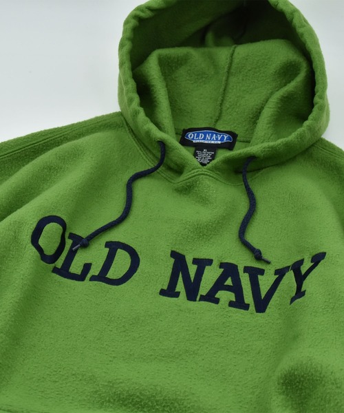 OLD NAVY（オールドネイビー）の「【ヴィンテージ古着】90’s OLD NAVY フリースフーディ（パーカー・メンズ・グリーン・X-LARGE）」の3枚目の写真