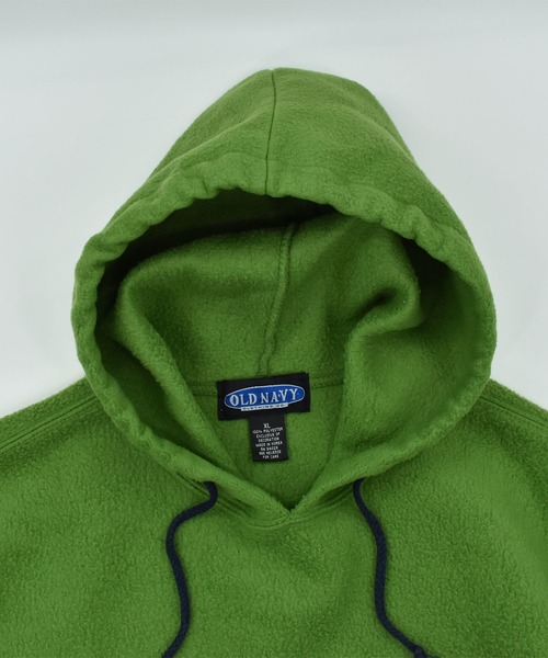 OLD NAVY（オールドネイビー）の「【ヴィンテージ古着】90’s OLD NAVY フリースフーディ（パーカー・メンズ・グリーン・X-LARGE）」の5枚目の写真