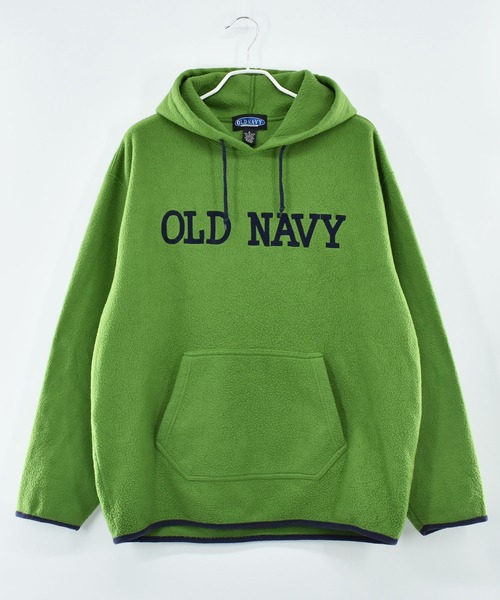 OLD NAVY（オールドネイビー）の「【ヴィンテージ古着】90’s OLD NAVY フリースフーディ（パーカー・メンズ・グリーン・X-LARGE）」の2枚目の写真