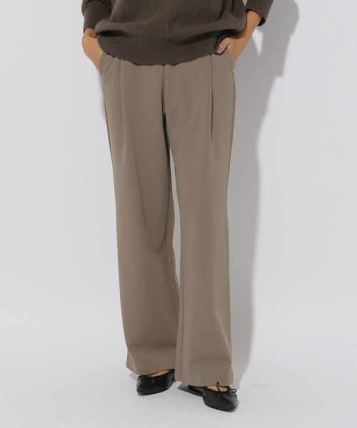 Elura（エルーラ）の「サマ見えあったかストレートパンツ＜低身長サイズあり＞/133697（その他パンツ・レディース・ホワイト/ブラック/ブラウン系その他4・SMALL/MEDIUM/LARGE/X-LARGE/FREE(S)）」の4枚目の写真