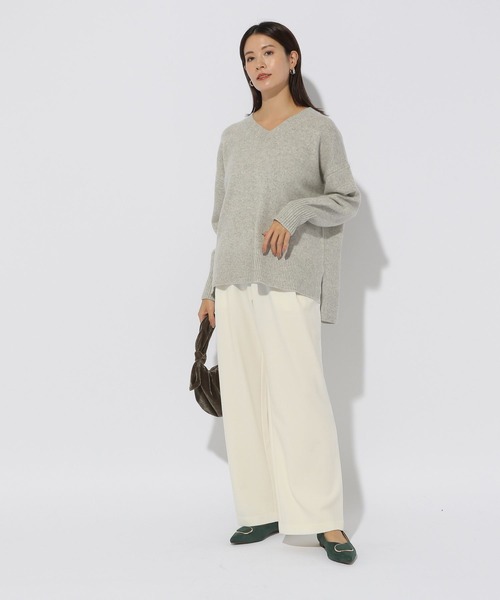 Elura（エルーラ）の「サマ見えあったかストレートパンツ＜低身長サイズあり＞/133697（その他パンツ・レディース・ホワイト/ブラック/ブラウン系その他4・SMALL/MEDIUM/LARGE/X-LARGE/FREE(S)）」の5枚目の写真