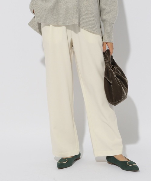 Elura（エルーラ）の「サマ見えあったかストレートパンツ＜低身長サイズあり＞/133697（その他パンツ・レディース・ホワイト/ブラック/ブラウン系その他4・SMALL/MEDIUM/LARGE/X-LARGE/FREE(S)）」の7枚目の写真