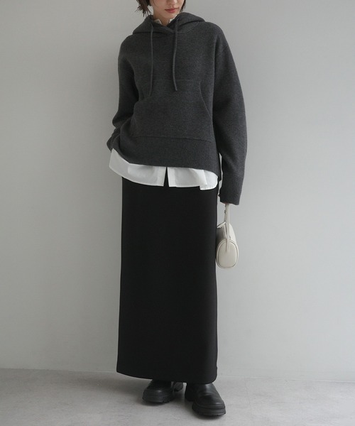 ニットパーカー ダブルジップニットパーカー | レディースファッション通販 - DHOLIC