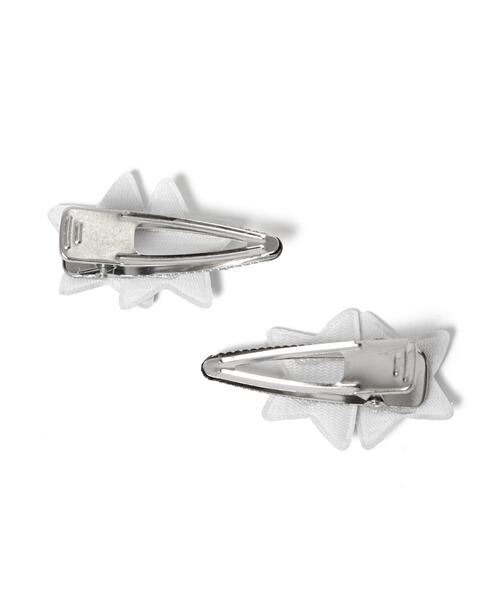 WEGO(ウィゴー)の「WEGO/【2点セット】パテッドWスタークリップ(ヘアピン・レディース・シルバー・FREE)」の2枚目の写真