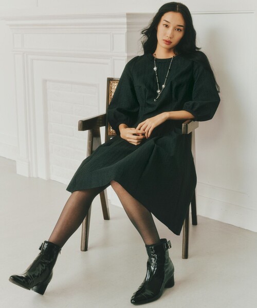セール】フラワージャカード ワンピース（ワンピース）｜TO BE CHIC 