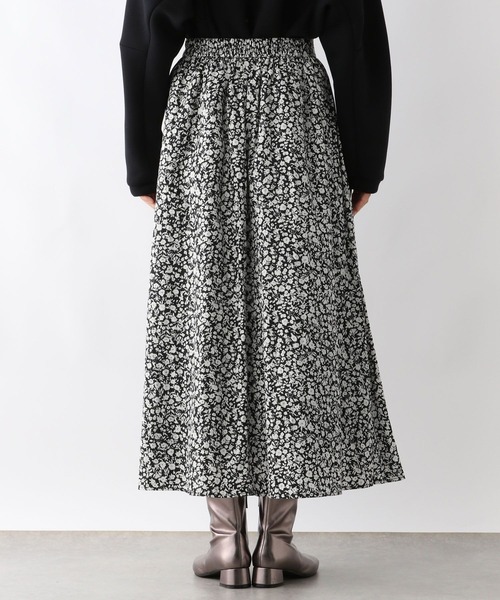 LEPSIM（レプシィム）の「花柄フレアスカート　211982（スカート・レディース・ブラウン/ホワイト×ブラック・FREE）」の13枚目の写真