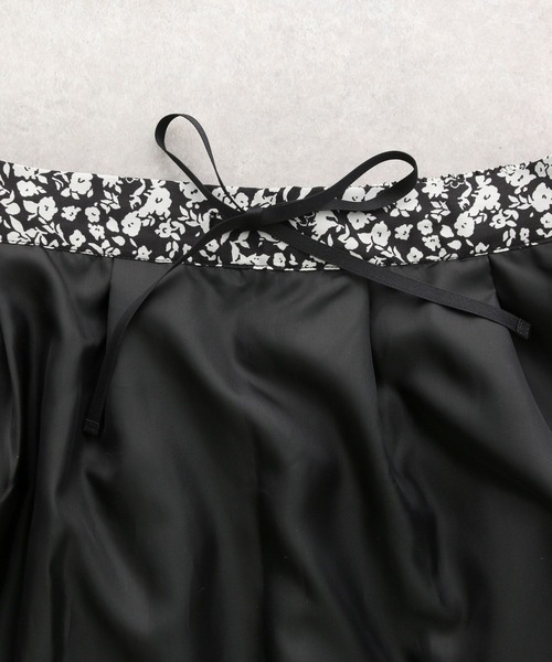 LEPSIM（レプシィム）の「花柄フレアスカート　211982（スカート・レディース・ブラウン/ホワイト×ブラック・FREE）」の17枚目の写真