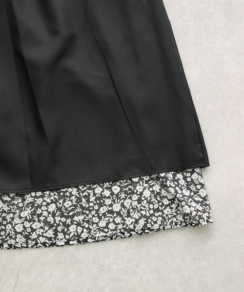 LEPSIM（レプシィム）の「花柄フレアスカート　211982（スカート・レディース・ブラウン/ホワイト×ブラック・FREE）」の19枚目の写真