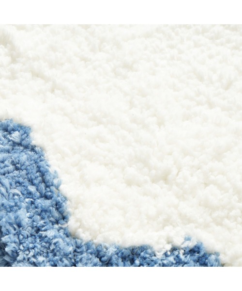 ウェーブライン マルチマット ブルー（ラグ/マット）｜Francfranc