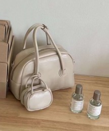 paravion | ミニバッグチャーム付きバッグ／ショルダー調節可能(ショルダーバッグ)