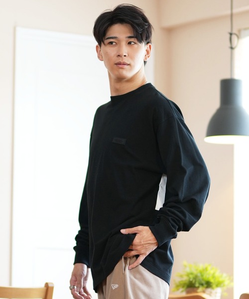 NEW ERA(ニューエラ)の「NEW ERA/ニューエラ ロンT/長袖Tシャツ バックプリント 14324692/14324693/14324694(Tシャツ/カットソー・メンズ・ベージュ/ホワイト/ブラック・M/L/XL/XXL)」の14枚目の写真