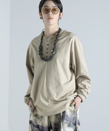 Aphlotus | ヘムラウンド ヘンリーネック LS カットソー(Tシャツ/カットソー)