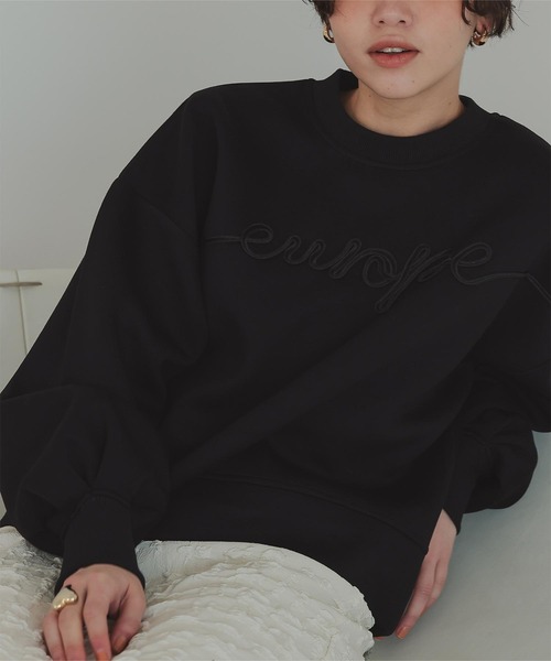 titivate(ティティベイト)の「ポンチコード刺繍プルオーバー(Tシャツ/カットソー・レディース・ブラック/ライトベージュ・FREE)」の10枚目の写真