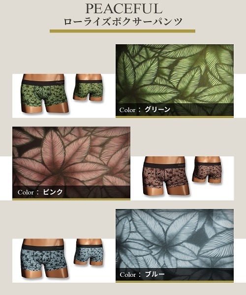 Gravevault グレイブボールト PEACEFUL メンズ ローライズ ボクサーパンツ（ボクサーパンツ）｜Gravevault（グレイブボールト）