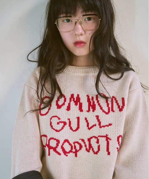common gull products.（コモンガルプロダクツ）の「いつものガルニットください（ニット/セーター・レディース・レッド系/ピンク系/クリーム/ネイビー/ブラック系/ブルー系・LARGE/MEDIUM/SMALL）」の21枚目の写真