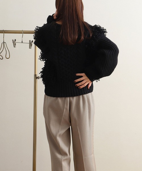 【NOAHL】Vネックデザインニットプルオーバー（ニット/セーター）｜NOAHL（ノアル）