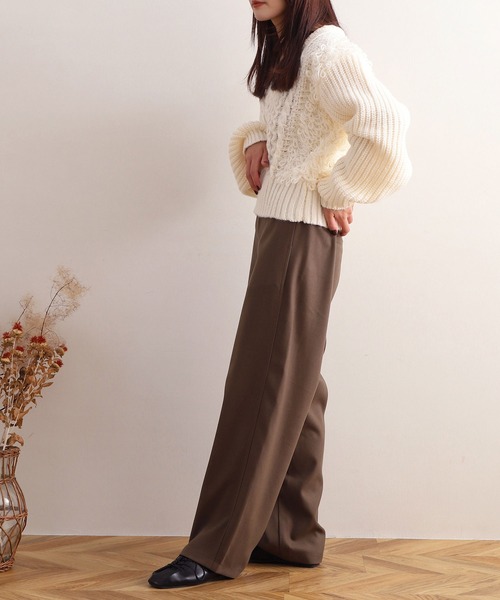 【NOAHL】Vネックデザインニットプルオーバー（ニット/セーター）｜NOAHL（ノアル）