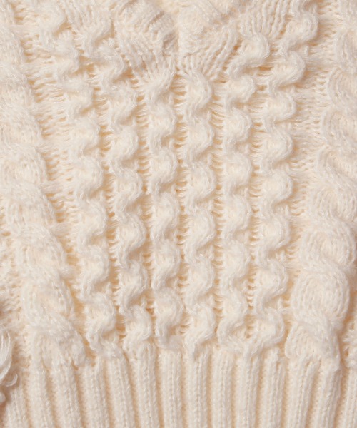 【NOAHL】Vネックデザインニットプルオーバー（ニット/セーター）｜NOAHL（ノアル）