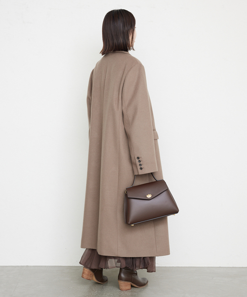 MARCO BIANCHINI(マルコビアンチーニ)の「MARCO BIANCHINI/マルコ・ビアンキーニ レザーフラップBAG 24030(ショルダーバッグ・レディース・キャメル/ブラウン・FREE)」の9枚目の写真