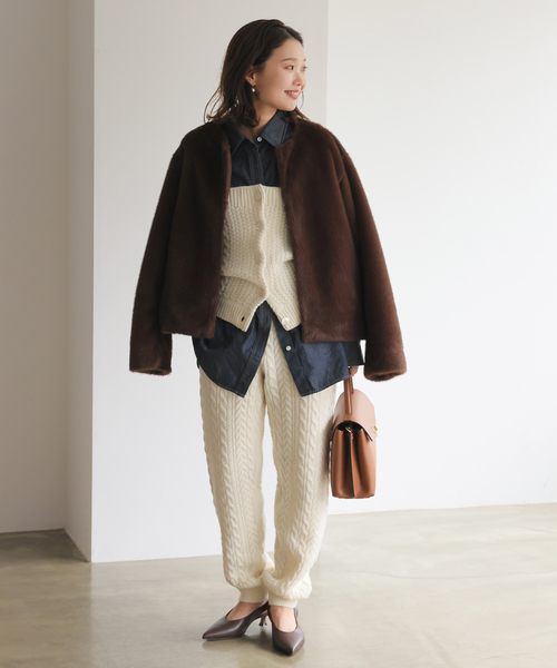 MARCO BIANCHINI(マルコビアンチーニ)の「MARCO BIANCHINI/マルコ・ビアンキーニ レザーフラップBAG 24030(ショルダーバッグ・レディース・キャメル/ブラウン・FREE)」の21枚目の写真