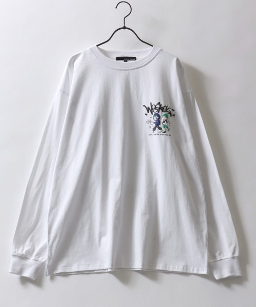 セール】Oversize Foam Print T-shirt/ビリヤード ボーイ