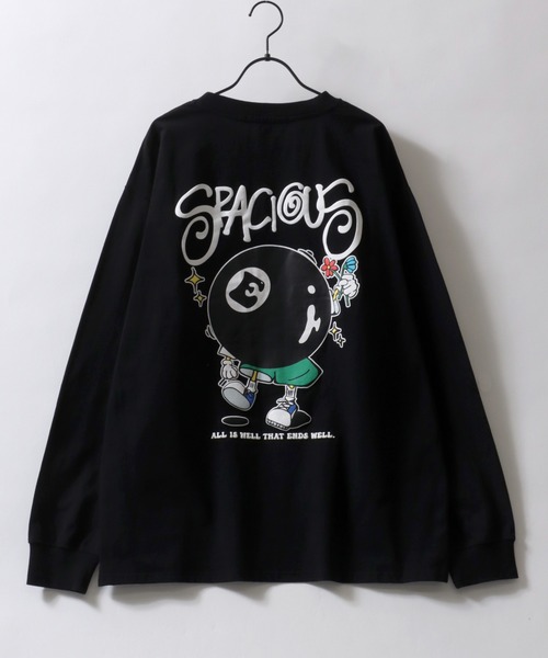セール】Oversize Foam Print T-shirt/ビリヤード ボーイ ゴースト