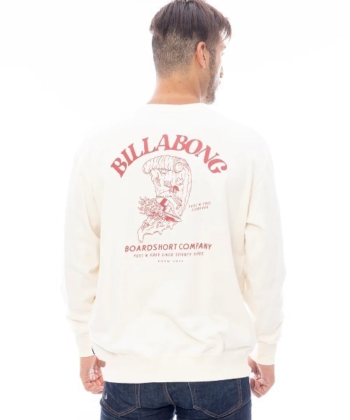 BILLABONG メンズ FEELING FREE トレーナー 【2025年春夏モデル】/ビラボンバックプリントスウェット（スウェット）｜BILLABONG（ビラボン）