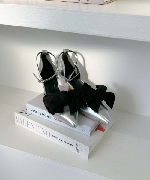 archives（アルシーヴ）の「セパレートパンプス（パンプス・レディース・シルバーグレー/アイボリー/ブラック・MEDIUM/LARGE）」の3枚目の写真